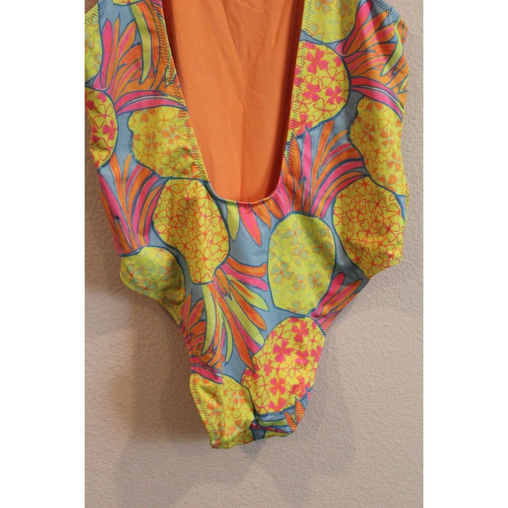 Chubbies the pina one piece swimsuit size large women's novelty print - Picture 6 of 6